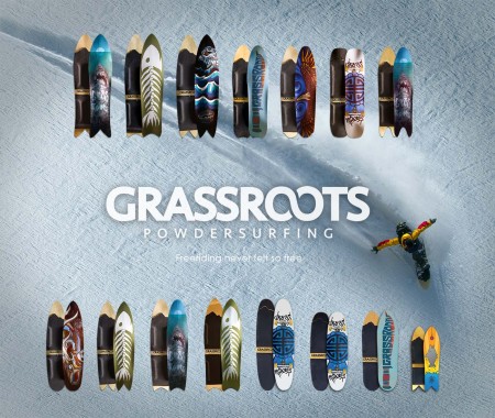 Powsurf Shop graphic - Grassroots Powsurfing