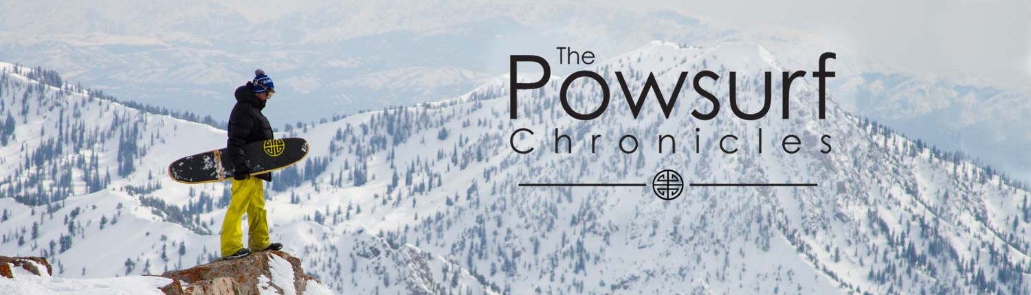 Powsurf Chronicles Video Series about powsurfing, truly surfing snow.