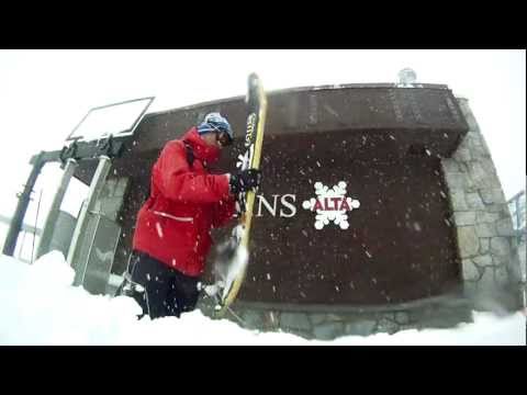 Jeremy Jensen Powsurfing at Alta Ski Resort