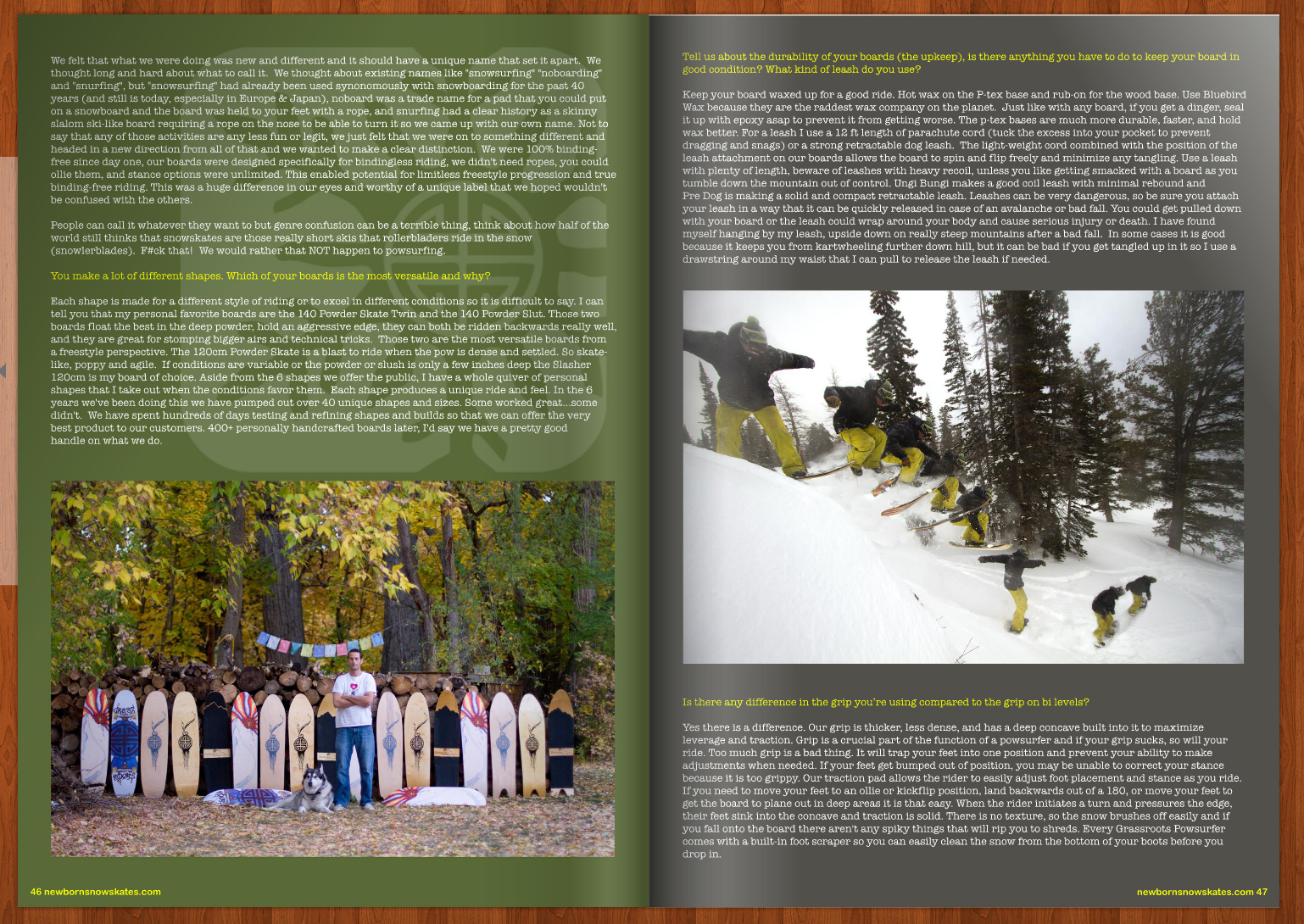 Grassroots Powsurfing Jeremy Jensen Interview Newborn Snowskate Mag