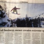 Herald Journal Article on Grassroots Powsurfing Cover Page