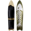 Grassroots Barracuda 150cm 3D Model powsurfer with Fishbone graphic. Handcrafted in Utah.