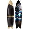 Grassroots Big Phish 150cm 3D Model powsurfer with Phoenix graphic. Handcrafted in Utah.
