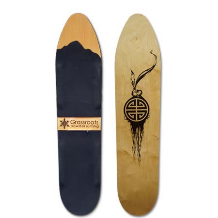 140cm Wood Base Slasher 140cm Model Grassroots Powsurfer