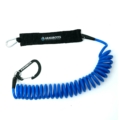 Coil Powsurf Leash with Quick Release Blue USA Made Back view