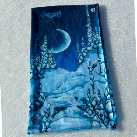 Neck Gator Night Pillows on snow