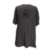 Grassroots Drop Logo T Gray Scale Black on Gray