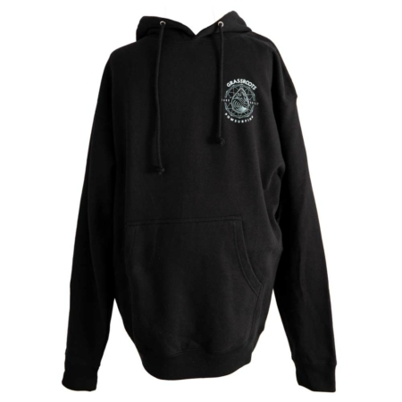 Powsurf Sacred Geometry Hoody Front Black