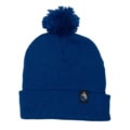 Blue Grassroots Pom Beanie