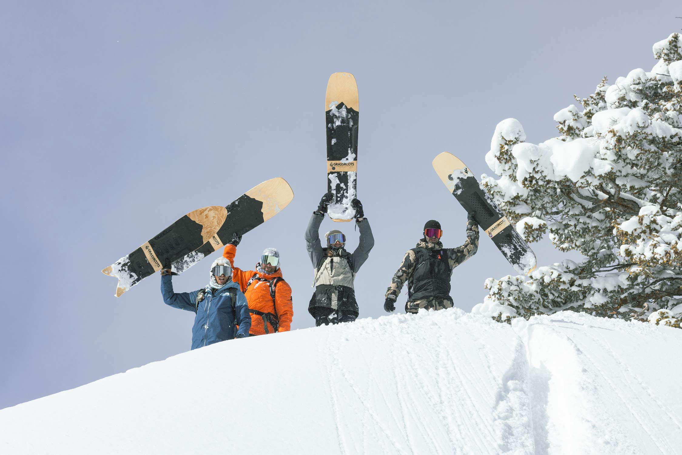 Blair Conklin Powsurfing with the Grassroots Powsurf Crew