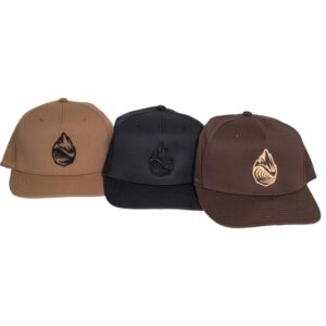 Colorways for Grassroots Powsurf Drop 3D Embroidered Logo - 5 Panel Curved Bill Snapback Hat