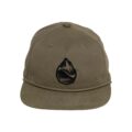 Loden - Grassroots Powsurf Drop 3D Logo - 5 Panel Flat Bill Snapback Hat