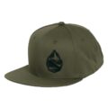 Olive with Black Grassroots Powsurf Drop 3D Embroidered Hat