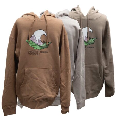 Earth Surf Hooded Sweatshirts